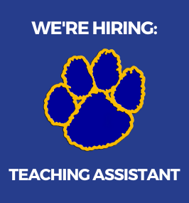  We're Hiring: Teaching Assistant
